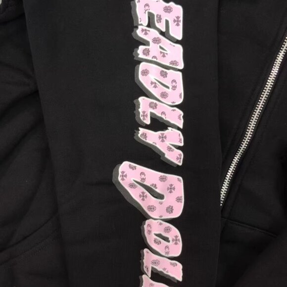 Chrome Hearts Black Zip Up Hoodie ✅ - Picture 6 of 9